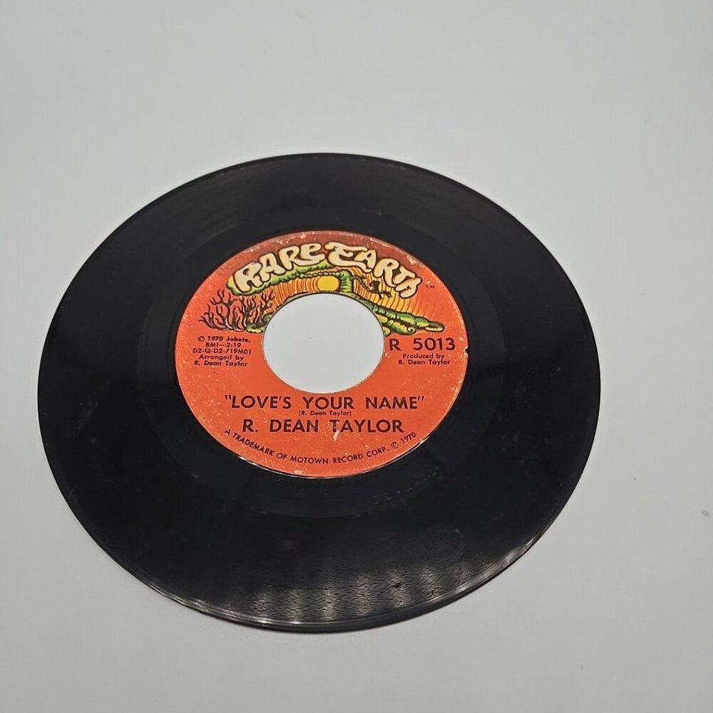 R Dean Taylor Indiana Wants Me / Love’s Your Name 45 RPM 7in Vinyl Single Record